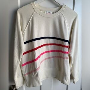 Sundry Striped Sun Rays Sweatshirt Casual Loungewear Cozy Medium (brand size 2)